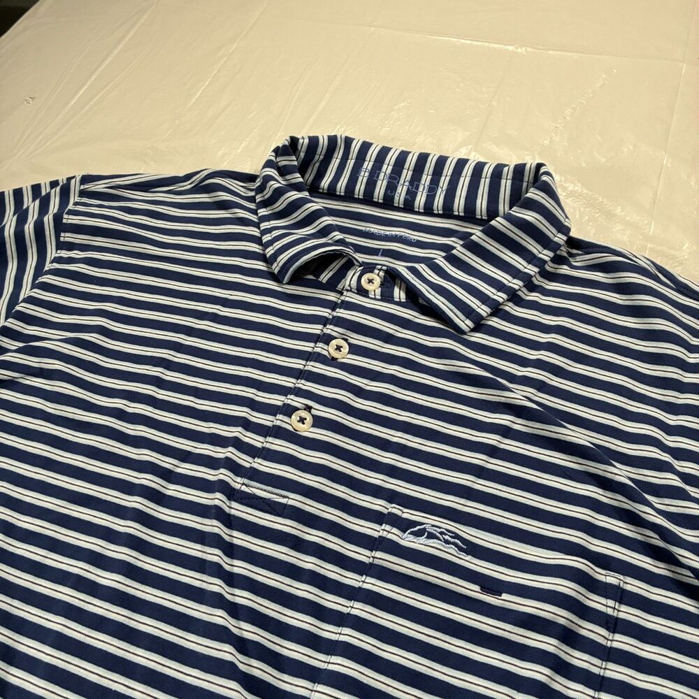 B Draddy Polo Men's Large Polo Horse Logo Golf Performance